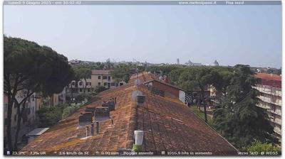 immagine della webcam nei dintorni di Torre Del Lago Puccini: webcam Marina Di Pisa