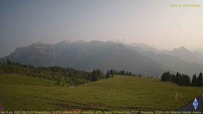 Preview delle webcam di Castel San Niccolò › Sud-Est: Monte Avena: Monte Avena