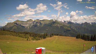 immagine della webcam nei dintorni di Passo Brocon: webcam Fonzaso