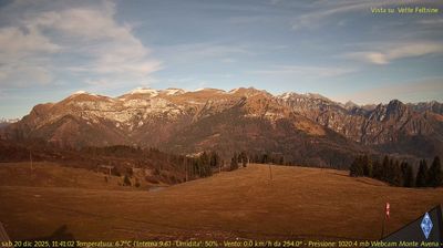 immagine della webcam nei dintorni di Cismon del Grappa: webcam Fonzaso