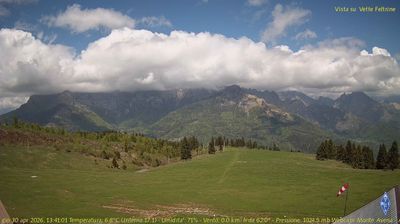 immagine della webcam nei dintorni di Monte Avena: webcam Fonzaso
