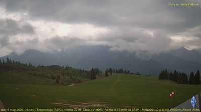 immagine della webcam nei dintorni di Monte Avena: webcam Fonzaso