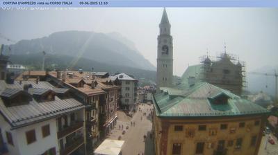Preview delle webcam di Cortina d'Ampezzo › Sud: Corso Italia