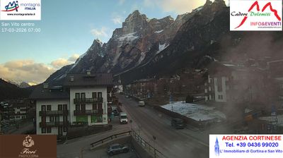 immagine della webcam nei dintorni di Alleghe: webcam San Vito di Cadore