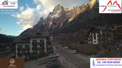 immagine della webcam nei dintorni di Selva di Cadore: webcam San Vito di Cadore
