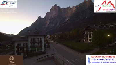 immagine della webcam nei dintorni di Alleghe: webcam San Vito di Cadore