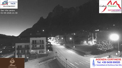 immagine della webcam nei dintorni di Colle Santa Lucia: webcam San Vito di Cadore