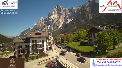 immagine della webcam nei dintorni di Vodo Cadore: webcam San Vito di Cadore