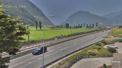 immagine della webcam nei dintorni di Montagna in Valtellina: webcam Forcola
