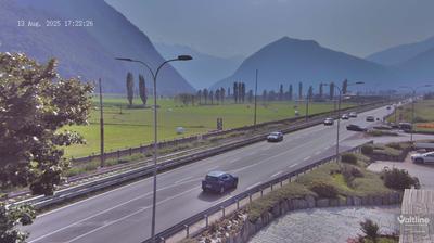 immagine della webcam nei dintorni di Montagna in Valtellina: webcam Forcola