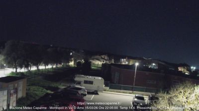 immagine della webcam nei dintorni di Quarrata: webcam Montopoli in Val d'Arno