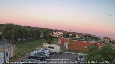 immagine della webcam nei dintorni di Certaldo: webcam Montopoli in Val d'Arno