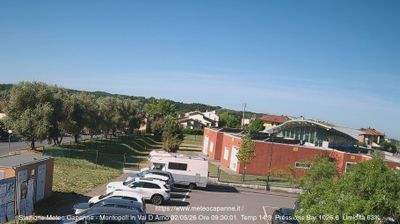 immagine della webcam nei dintorni di Lari: webcam Montopoli in Val d'Arno