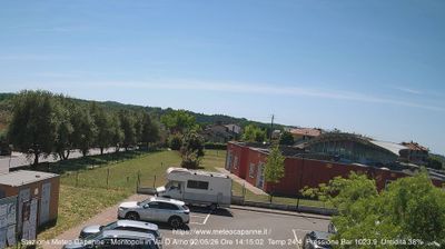 immagine della webcam nei dintorni di Pisa: webcam Montopoli in Val d'Arno