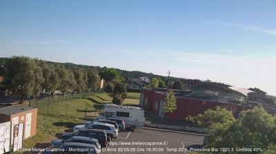 immagine della webcam nei dintorni di Pisa: webcam Montopoli in Val d'Arno