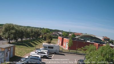 immagine della webcam nei dintorni di Castiglioncello: webcam Montopoli in Val d'Arno