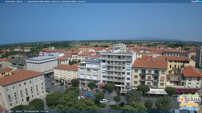immagine della webcam nei dintorni di Castelnuovo di Val di Cecina: webcam Cecina