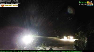 immagine della webcam nei dintorni di Campo di Giove: webcam Monte Pratello