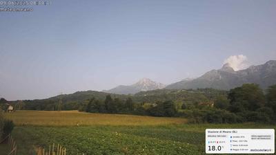 immagine della webcam nei dintorni di Primiero San Martino di Castrozza: webcam San Gregorio nelle Alpi