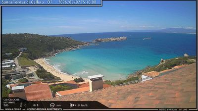 immagine della webcam nei dintorni di Porto Cervo: webcam Santateresa