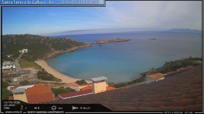 immagine della webcam nei dintorni di Baja Sardinia: webcam Santateresa