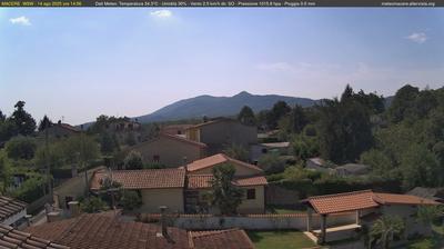 immagine della webcam nei dintorni di Castel San Pietro Romano: webcam Artena
