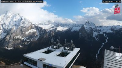 immagine della webcam nei dintorni di Corvara in Badia: webcam Penia di Canazei