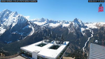 immagine della webcam nei dintorni di Cima Pisciadu': webcam Penia di Canazei