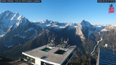 immagine della webcam nei dintorni di Alba di Canazei: webcam Penia di Canazei