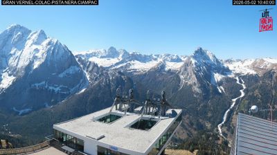 immagine della webcam nei dintorni di Cima Pisciadu': webcam Penia di Canazei