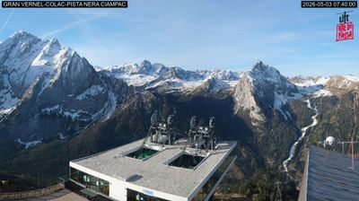 immagine della webcam nei dintorni di Alba di Canazei: webcam Penia di Canazei