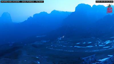 Preview delle webcam di Canazei: Passo Pordoi - Pordoi Pass - Sass Pordoi - Sasso Pordoi - Piz Boè