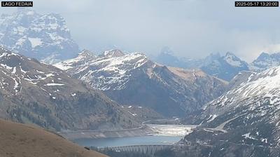 Preview delle webcam di Canazei: Marmolada - Fedaia Lake - Passo Fedaia
