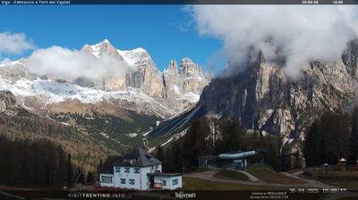 immagine della webcam nei dintorni di Fiè allo Sciliar: webcam Vigo Ciampedie