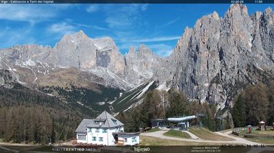 immagine della webcam nei dintorni di Pera di Fassa: webcam Vigo Ciampedie