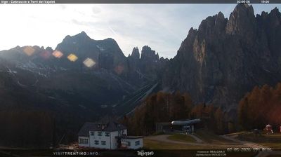 immagine della webcam nei dintorni di Carezza al lago: webcam Vigo Ciampedie