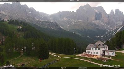 Preview delle webcam di Vigo di Fassa: Roda di Vaèl - Rosengarten group