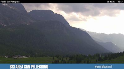 Preview delle webcam di Soraga di Fassa: Col Margherita - San Pellegrino Pass - Cima Bocche