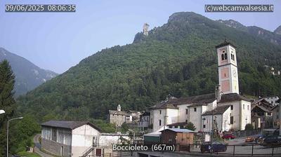 immagine della webcam nei dintorni di Pianalunga: webcam Boccioleto