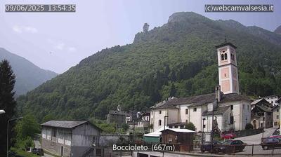 immagine della webcam nei dintorni di Quarona: webcam Boccioleto