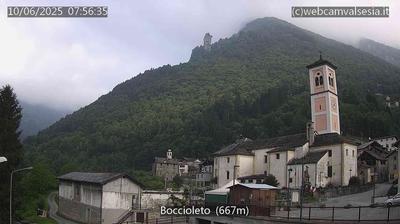 immagine della webcam nei dintorni di Fobello: webcam Boccioleto