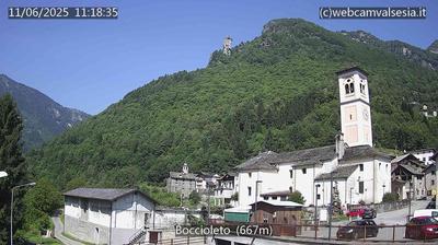 immagine della webcam nei dintorni di Fobello: webcam Boccioleto