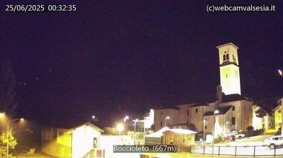 immagine della webcam nei dintorni di Alpe di Mera: webcam Boccioleto