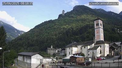 immagine della webcam nei dintorni di Riva Valdobbia: webcam Boccioleto