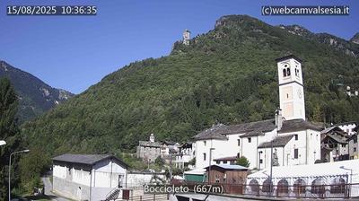 immagine della webcam nei dintorni di Fobello: webcam Boccioleto