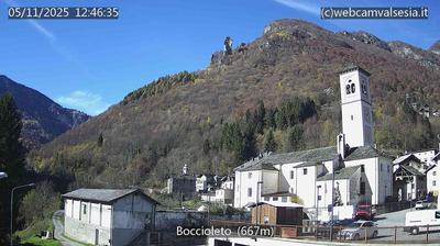 immagine della webcam nei dintorni di Varallo: webcam Boccioleto