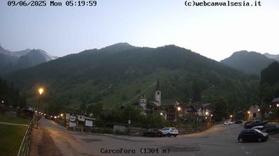 immagine della webcam nei dintorni di Piode: webcam Carcoforo