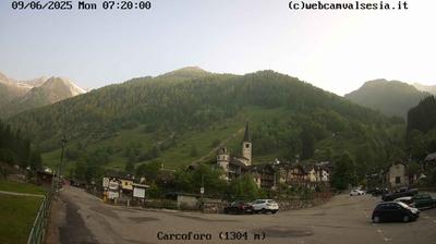 immagine della webcam nei dintorni di Bognanco: webcam Carcoforo