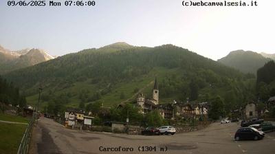 immagine della webcam nei dintorni di Macugnaga: webcam Carcoforo