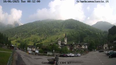 immagine della webcam nei dintorni di Fobello: webcam Carcoforo